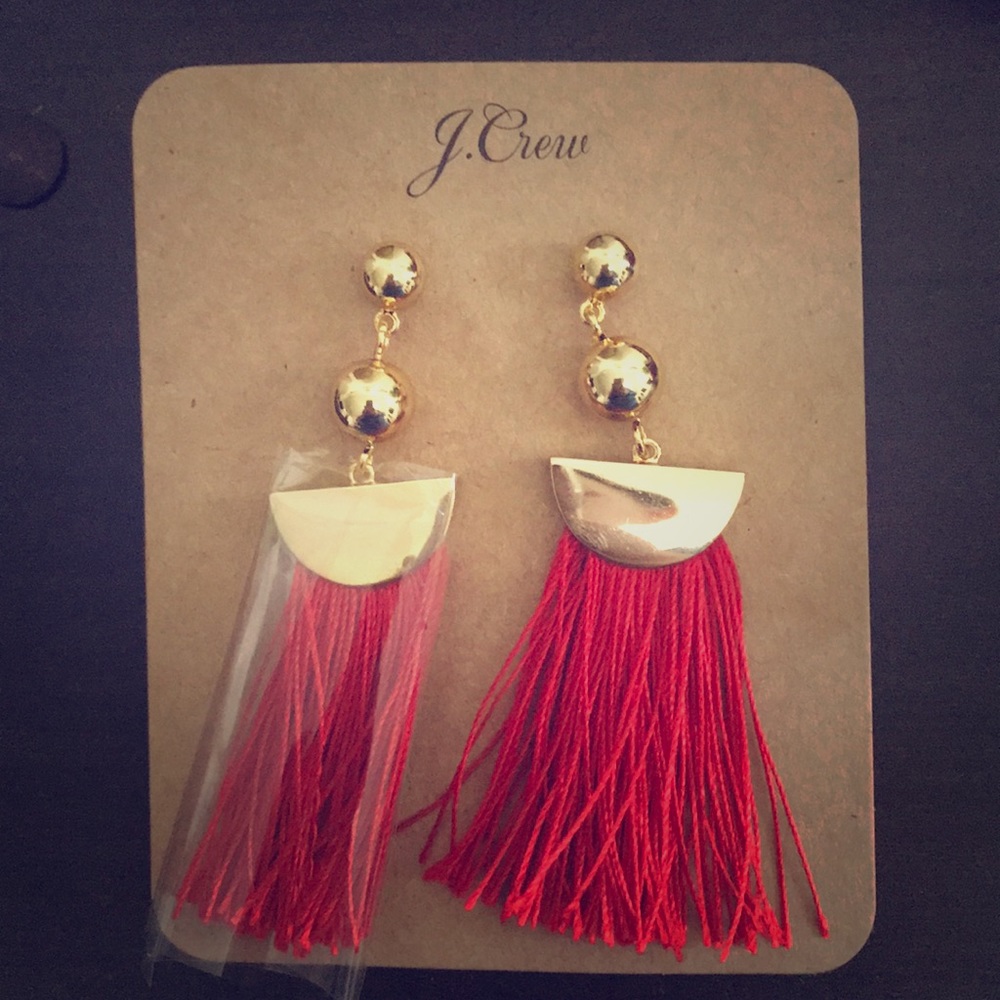 NWT J CREW tassel earrings